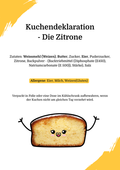 Zitronenkuchen